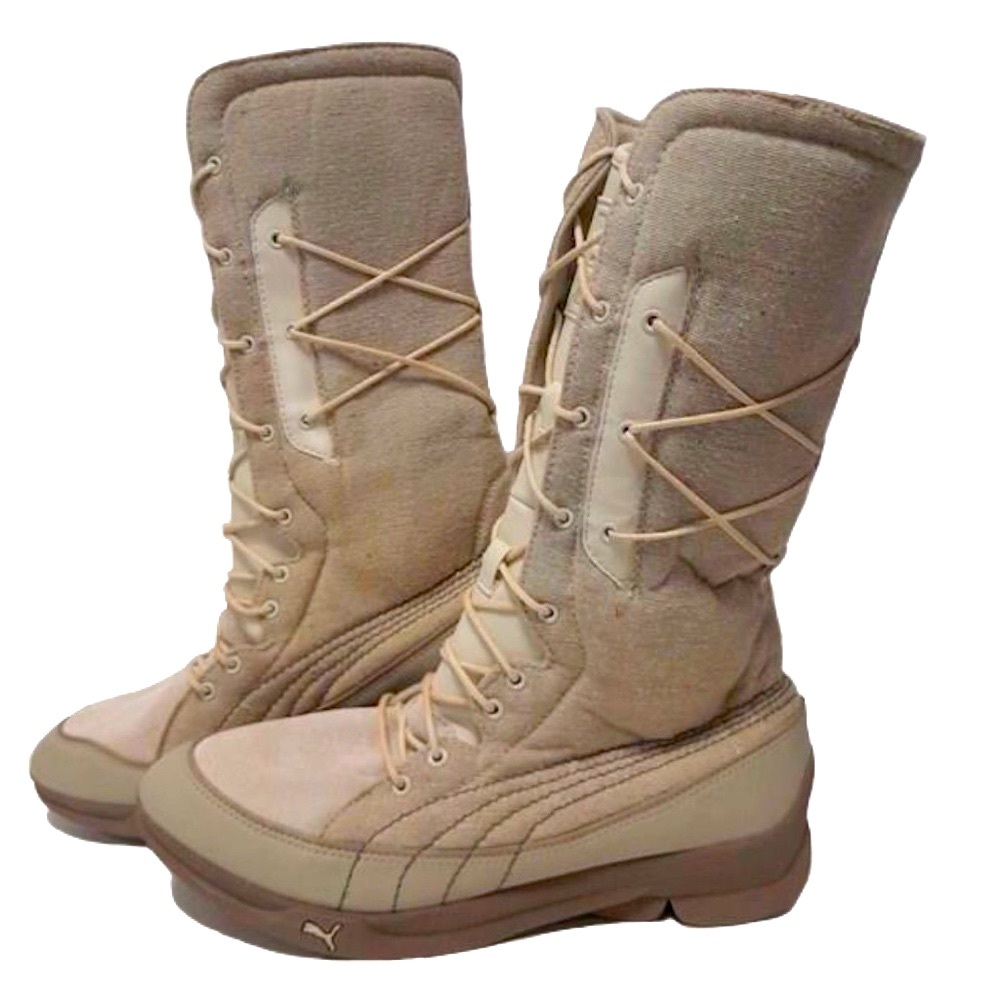 Puma Wrap Around Lace Up Mojave Desert Winter Sneaker Boots, Sz 9
